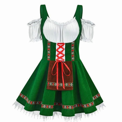 Luisa | Dames Oktoberfest off-shoulder mini-dirndl