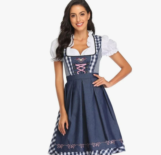 Luisa | Dames Oktoberfest off-shoulder mini-dirndl