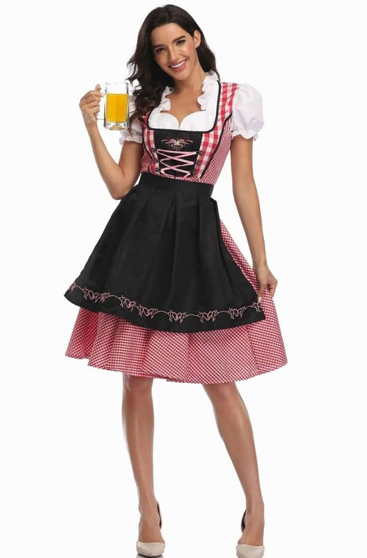 Luisa | Dames Oktoberfest off-shoulder mini-dirndl