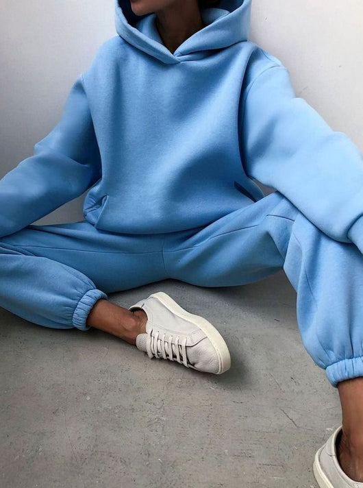 Amelie | Dames set met oversized hoodie en joggingbroek