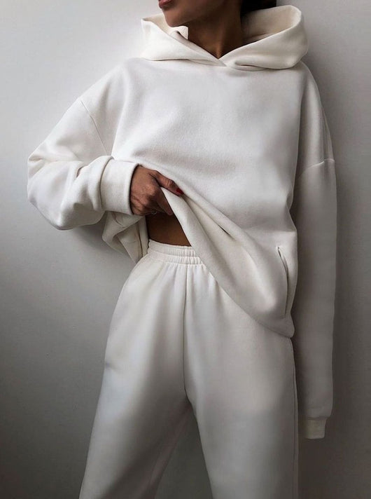 Amelie | Dames set met oversized hoodie en joggingbroek