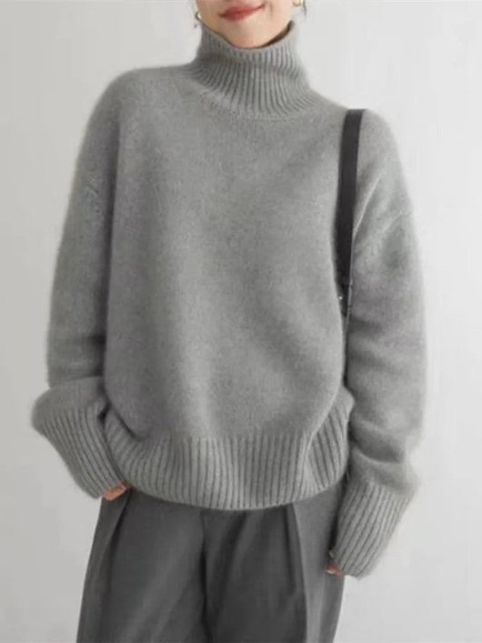 Clara | Oversized dames coltrui van zachte wolmix