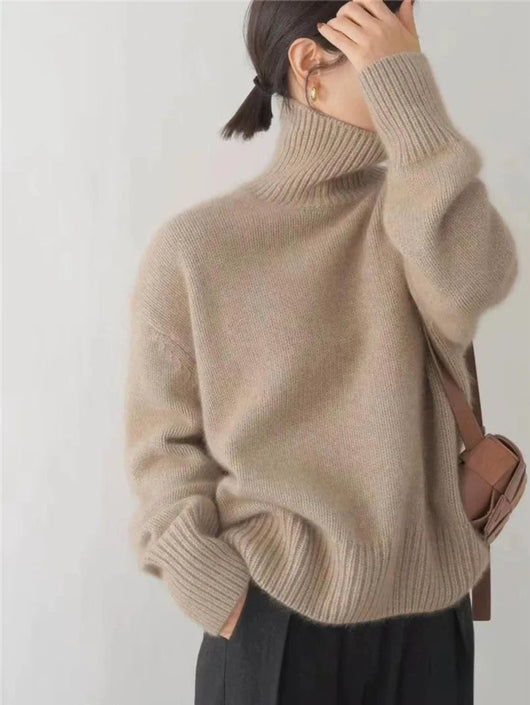 Clara | Oversized dames coltrui van zachte wolmix