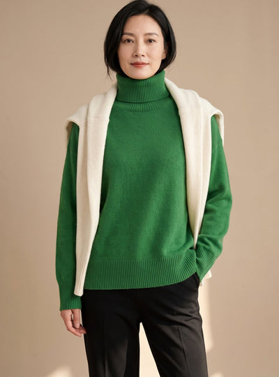 Clara | Oversized dames coltrui met lange mouwen