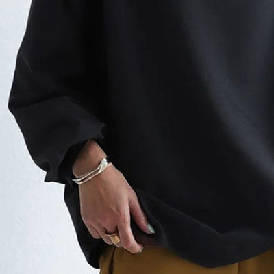 Mia | Oversized dames gebreide trui met col en wijde snit