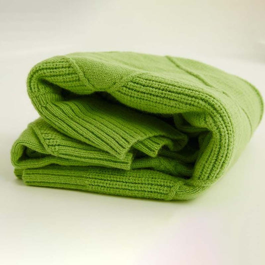 Greta | Casual dames gebreide coltrui met ruitpatroon