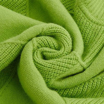 Greta | Casual dames gebreide coltrui met ruitpatroon