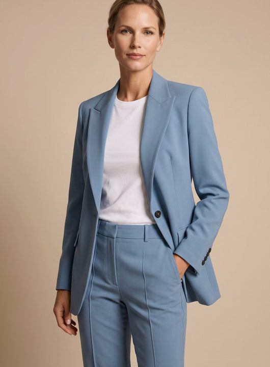 Elisabeth | Elegant tweedelig dames pak met flared broek en blazer