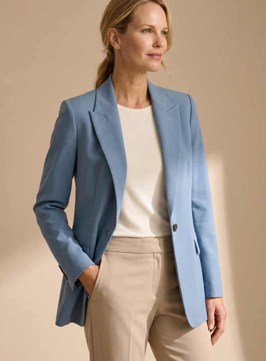Elisabeth | Elegant tweedelig dames pak met flared broek en blazer