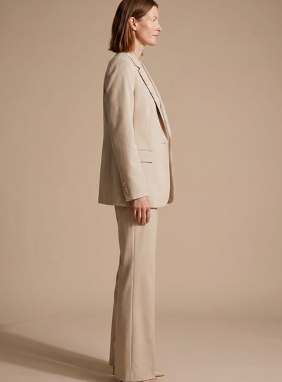Elisabeth | Elegant tweedelig dames pak met flared broek en blazer