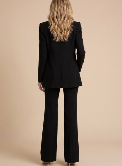 Elisabeth | Elegant tweedelig dames pak met flared broek en blazer