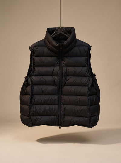 Annika | Gewatteerde dames bodywarmer met tweewegrits en opstaande kraag