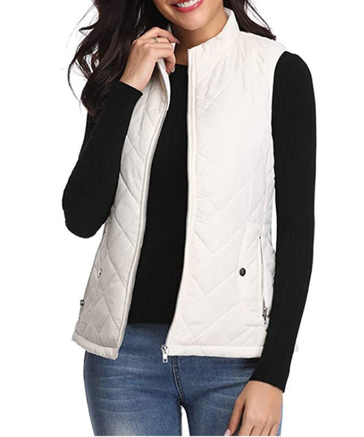 Leonie | Licht gevoerde dames bodywarmer met rits