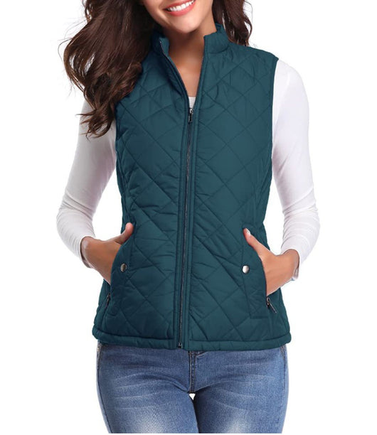 Leonie | Licht gevoerde dames bodywarmer met rits