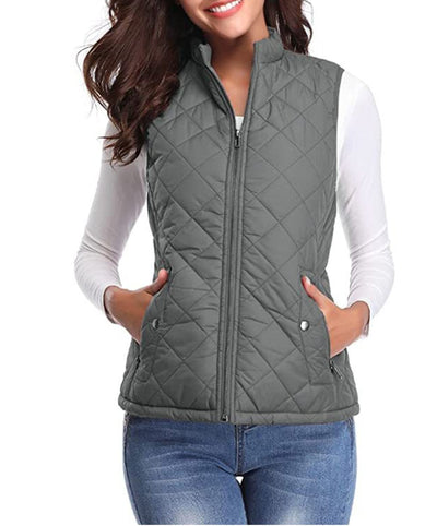 Leonie | Licht gevoerde dames bodywarmer met rits