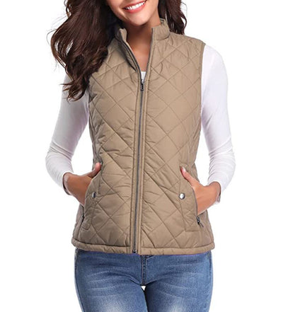Leonie | Licht gevoerde dames bodywarmer met rits