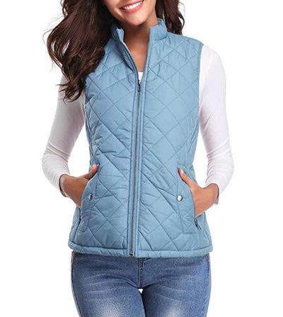 Leonie | Licht gevoerde dames bodywarmer met rits