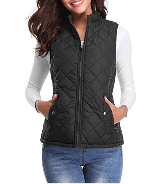 Leonie | Licht gevoerde dames bodywarmer met rits