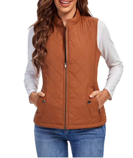Leonie | Licht gevoerde dames bodywarmer met rits
