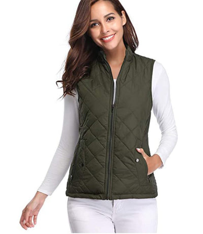 Leonie | Licht gevoerde dames bodywarmer met rits