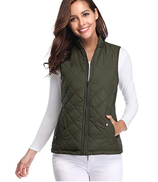 Leonie | Licht gevoerde dames bodywarmer met rits