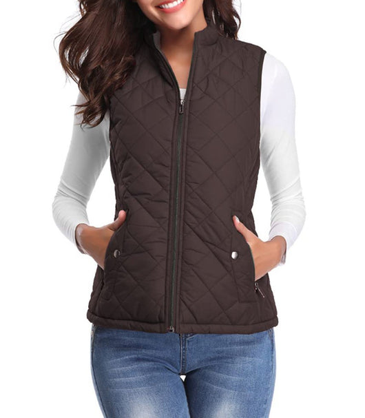 Leonie | Licht gevoerde dames bodywarmer met rits
