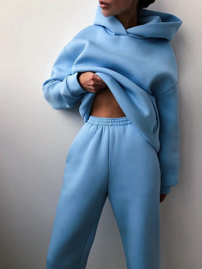 Amelie | Dames loungeset met hoodie en joggingbroek
