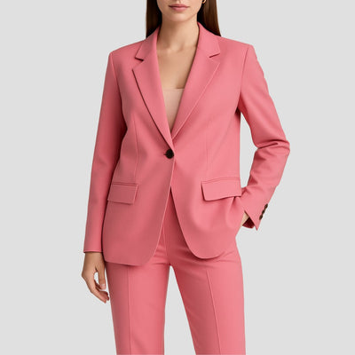 Luisa | Dames getailleerd tweedelig broekpak met blazer