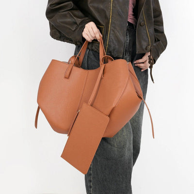 Marlene | Grote dames schoudertas van imitatieleer in vintagelook