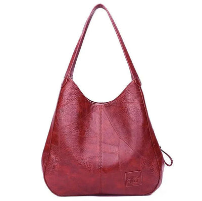 Lena | Dames vintage schoudertas van kunstleer in hobostijl