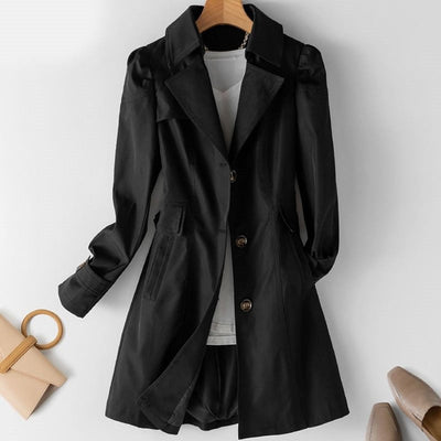 Elfriede | Elegante dames winterjas in blazer-trenchcoat model