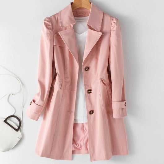 Elfriede | Elegante dames winterjas in blazer-trenchcoat model