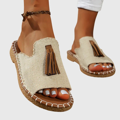 Lorraine comfortabele platte sandalen