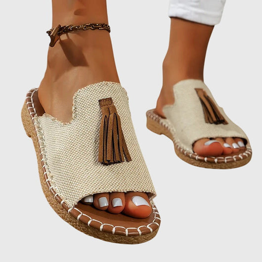 Lorraine comfortabele platte sandalen