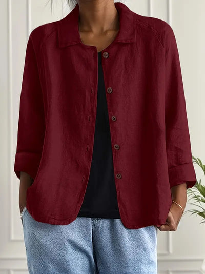 Hanna | Lichte dames casual jas met knoopsluiting