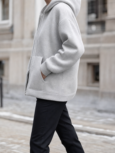 Denby hoodie met rits