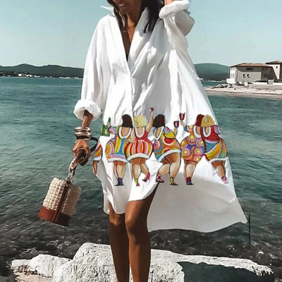 Helga | Casual dames blousejurk voor de zomer
