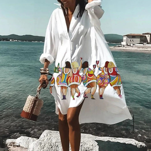 Helga | Casual dames blousejurk voor de zomer