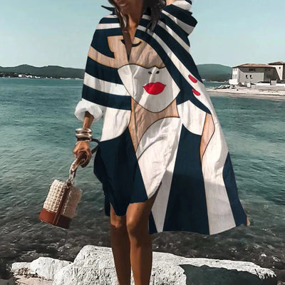 Helga | Casual dames blousejurk voor de zomer