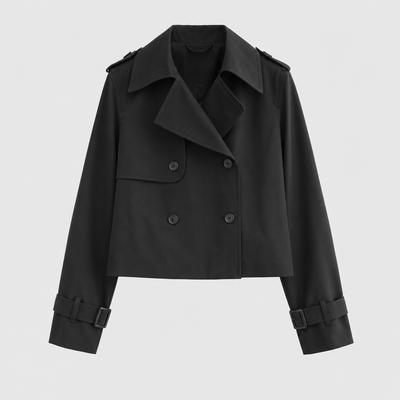 Dorney korte trenchcoat in vintagelook