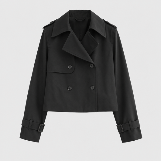 Dorney korte trenchcoat in vintagelook