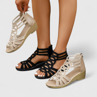 Mindy comfortabele platte sandalen