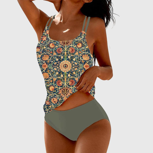Martina | Dames tankiniset met print