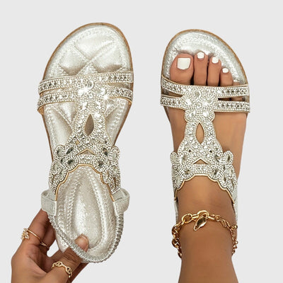 Blessy sandalen met hielbandje