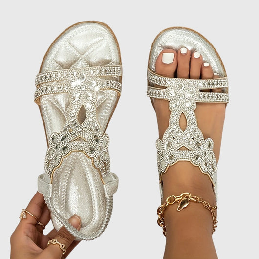Blessy sandalen met hielbandje
