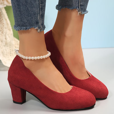 Vayda pumps met blokhak