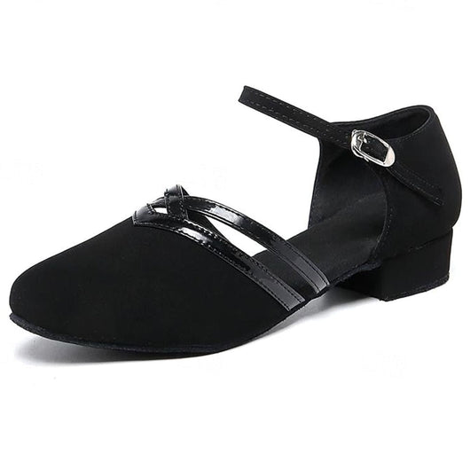 Amelie | Elegante dames dansschoenen met flexzool, enkelbandje en blokhak