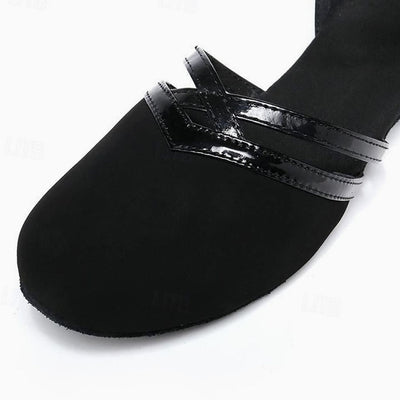 Amelie | Elegante dames dansschoenen met flexzool, enkelbandje en blokhak