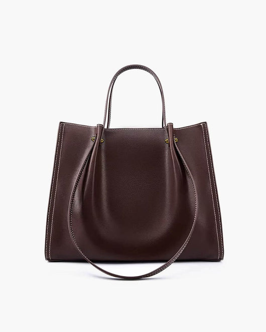 Marie | Elegante minimalistische dames schoudertas van veganleer