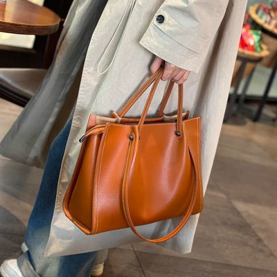 Marie | Elegante minimalistische dames schoudertas van veganleer
